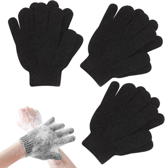 Detalle de Gants de douche exfoliants Anei, lot 6
