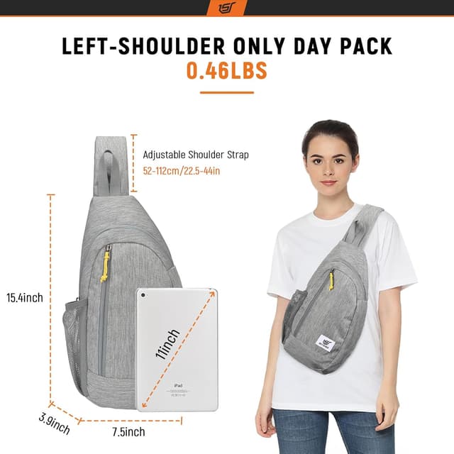 Detalle 2 de SKYSPER Sling Bag 9L RFID crossbody