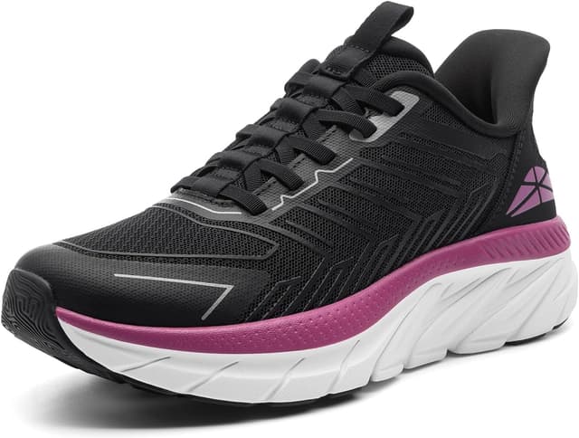 Detalle de ALLSWIFIT Slip-On Walking Sneakers for Women with Cushy EVA Midsole