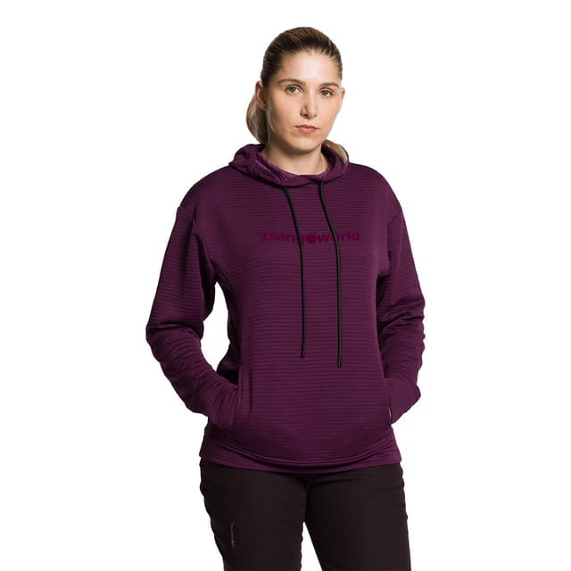 Detalle de Trangoworld Sudadera de mujer Bastilles: ligera, elástica y de secado rápido