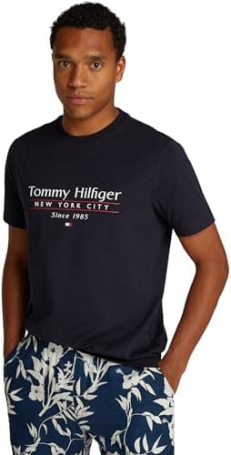 Detalle de Tommy Hilfiger Center Stack tee Azul XS