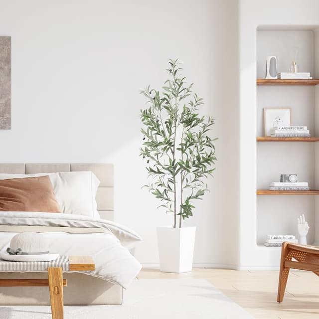 Thumbnail 5 de YOLEO Grand olivier artificiel 180 cm