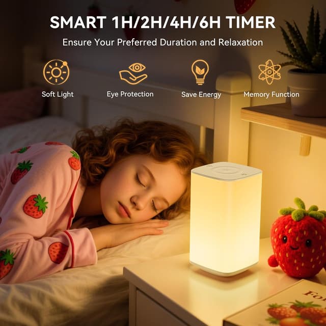Thumbnail 6 de Auxmir Night Light, 4000mAh touch table lamp