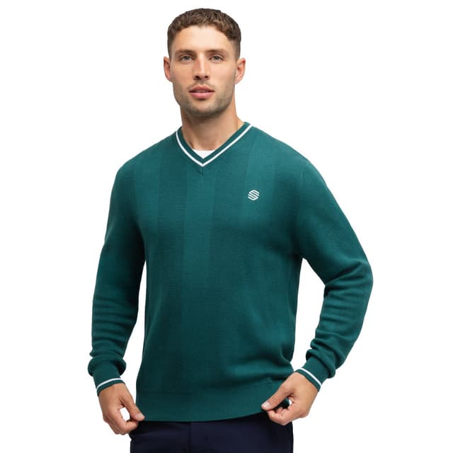 Imagen de Siroko Jersey golf Hagen Teal para hombre en OfertitasTOP