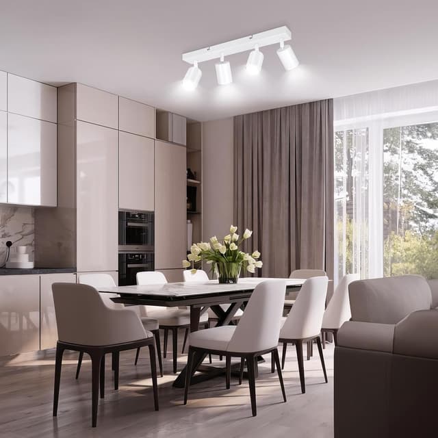 Thumbnail 6 de Ketom Deckenstrahler 4 Flammig GU10 Weiß