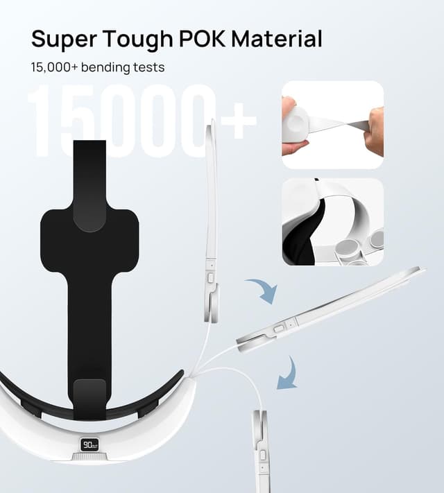 Detalle 2 de TRANSNOVO VR head strap 6000mAh