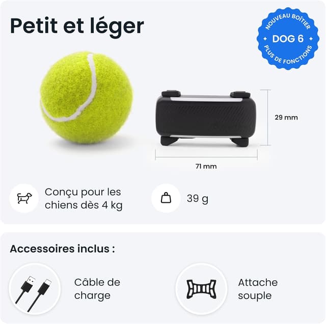 Thumbnail 5 de Tractive Collier GPS 2025 pour chien