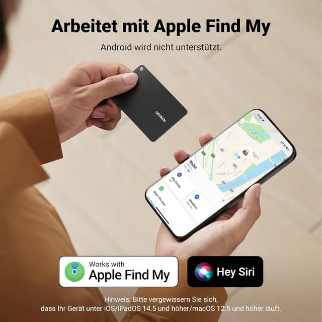 Thumbnail 1 de UGREEN FineTrack Slim Bluetooth-Tracker für Wallets