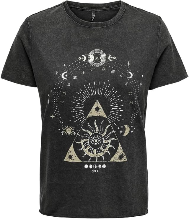 Thumbnail 6 de ONLY maglietta stampata a manica corta da donna con girocollo ONLLUCY