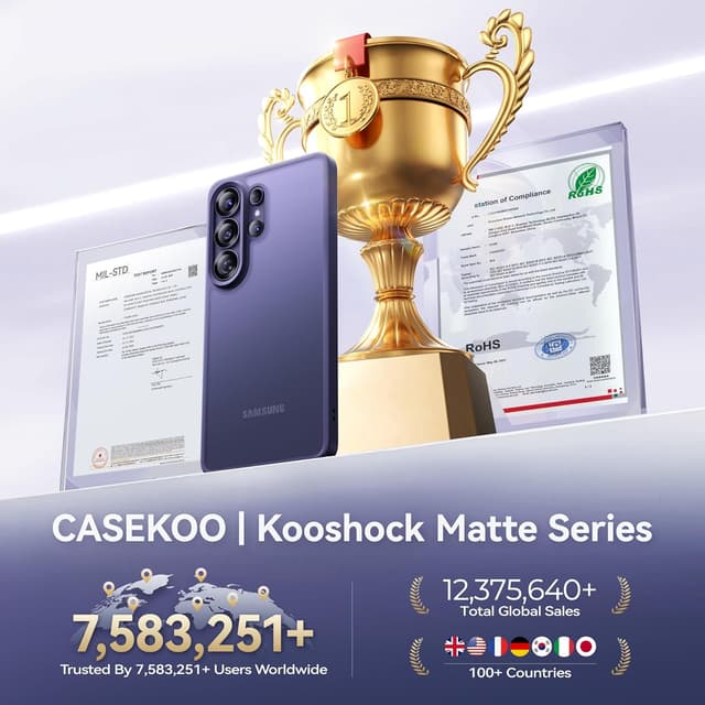 Thumbnail 6 de CASEKOO Cobalt Violet S26 Ultra Case 16FT