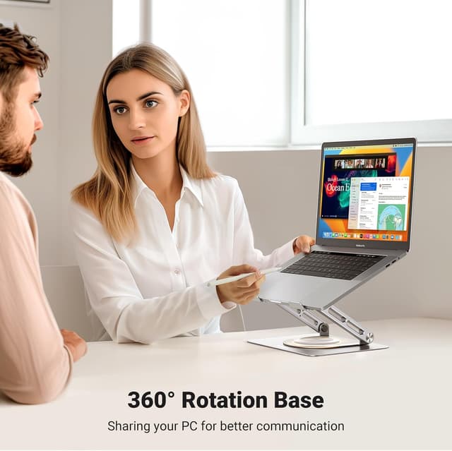 Detalle 2 de UGREEN Adjustable Laptop Stand 360° Rotating