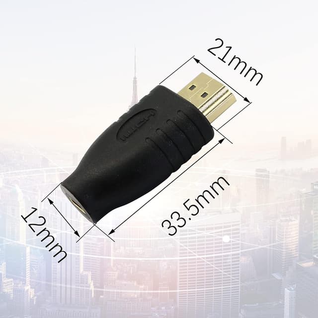 Detalle de Micro-HDMI Adapter Verlängerung 2er Set