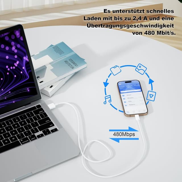 Thumbnail 4 de BSTOEM USBâC Kabel 1m + 2m đ