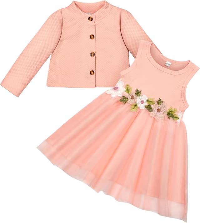 Detalle de Ensemble bébé fille Vicloon, 2 pièces