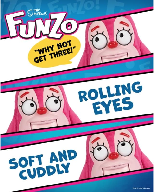 Detalle de The Simpsons Funzo parlante JAKKS Pacific, poupée interactive à sons intégrés