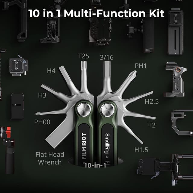 Thumbnail 4 de SMALLRIG x FILM RIOT 10 in 1 Set Verde