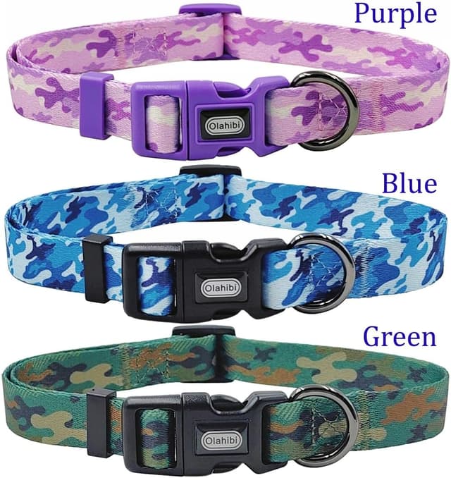 Thumbnail 5 de Olahibi Camouflage Dog Collar and Leash (Large)