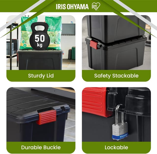 Thumbnail 4 de Iris Ohyama Malle 60L boîtes plastiques
