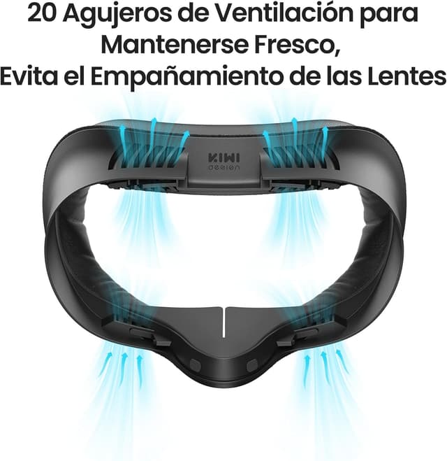 Detalle 2 de KIWI Design V4 Face Cover para Meta Quest 3S 🛡