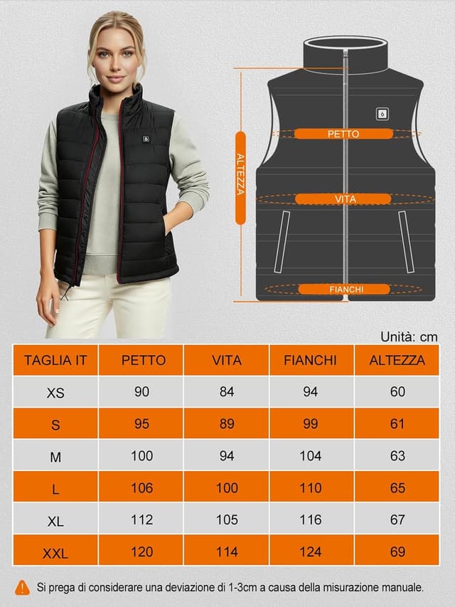 Thumbnail 6 de UNBON Gilet Riscaldato Donna 10000mAh