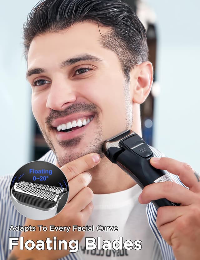 Detalle 2 de Electric Razor Foil Shaver 100‑Min Rechargeable