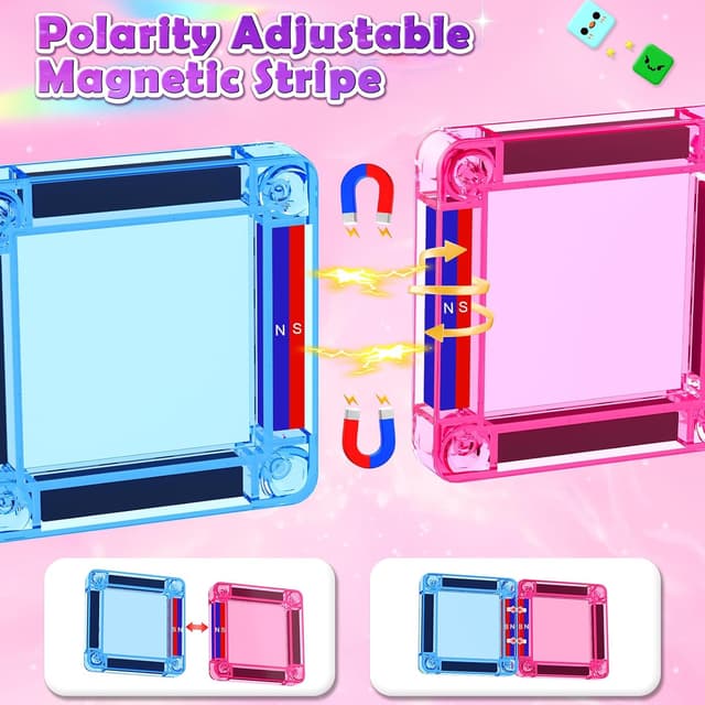 Thumbnail 3 de Magnetic Tiles Mini Travel Set for Kids