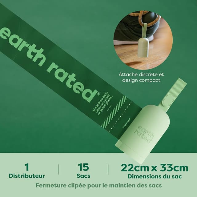 Thumbnail 4 de Earth Rated Porte-sacs 15 sacs 🐾