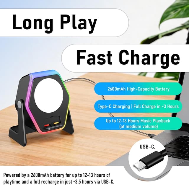 Detalle 2 de Wireless induction speaker 5in1 10m