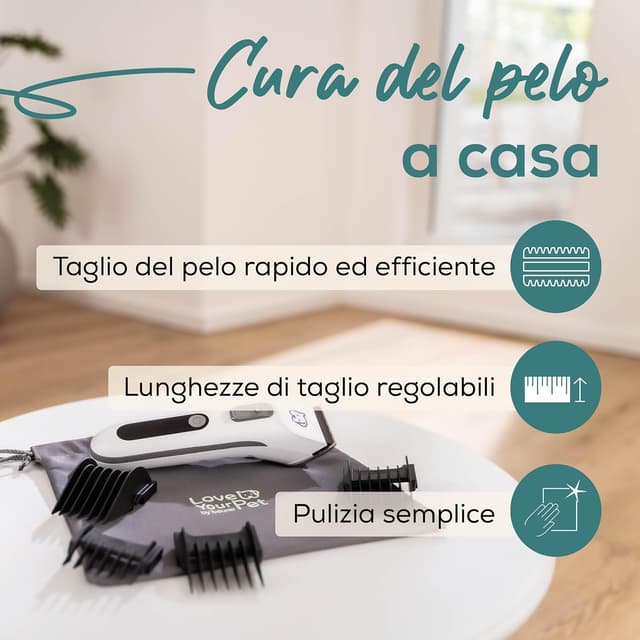 Thumbnail 2 de Beurer Love Your Pet Tosatrice Fluffy 9 pezzi