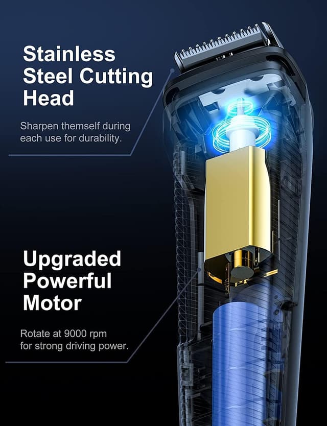 Detalle 2 de Barttrimmer Herren All‑in‑1 7 Aufsteckkämme ✂