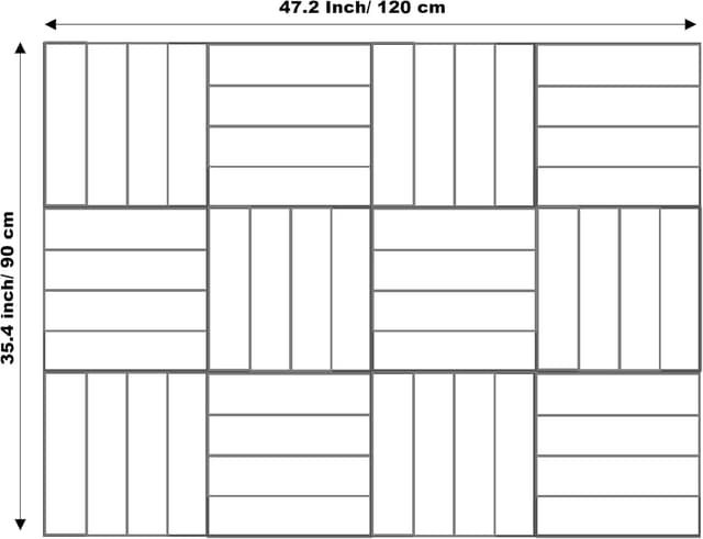 Thumbnail 2 de DECORITA Felt Bulletin Board Tiles 12-Pack 🧩