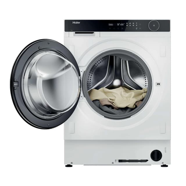 Detalle 1 de Haier HWB100-B14858U-S: lavadora integrable de 10 kg con vapor (Serie 8)