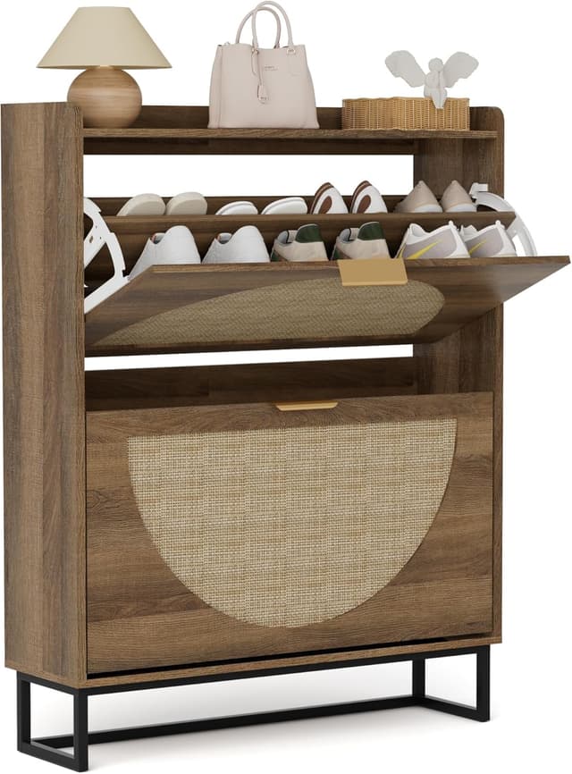 Thumbnail 6 de BonVache Schuhschrank schmal 2 Klappen