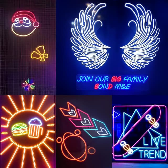 Detalle de KANTUTOE LED neon rope lights 5m RGB