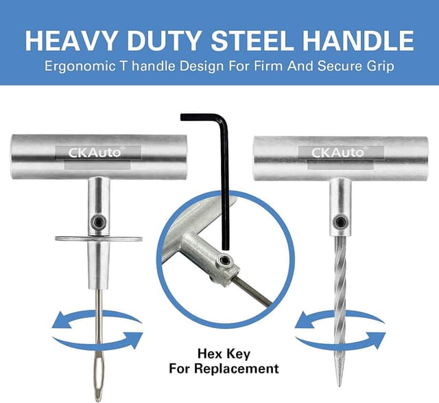 Detalle de CKAuto Universal Tire Repair Kit 36 Pc