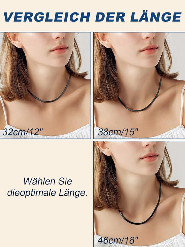 Thumbnail 5 de ChainsPro Halskette Flache Schlangenkette 3mm/5mm