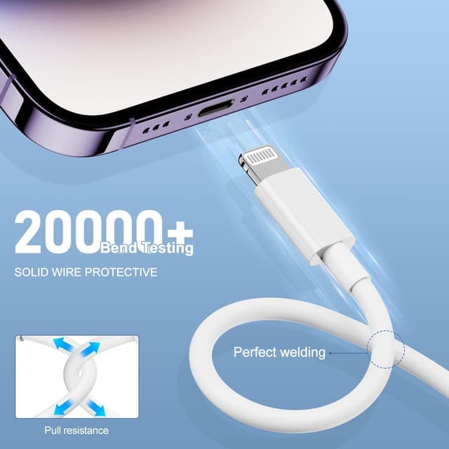 Thumbnail 4 de ZMHPJQ 3Pack Lightning Cable 1m