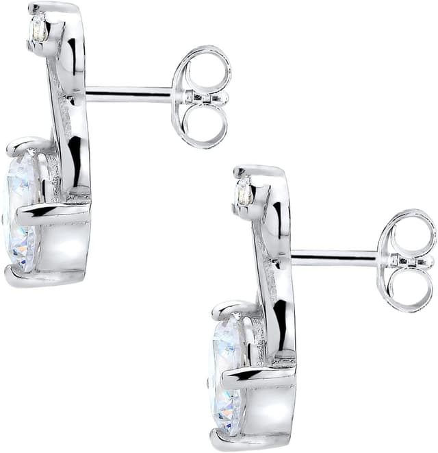 Detalle de Elli Ohrringe Infinity Zirkonia 925 đ