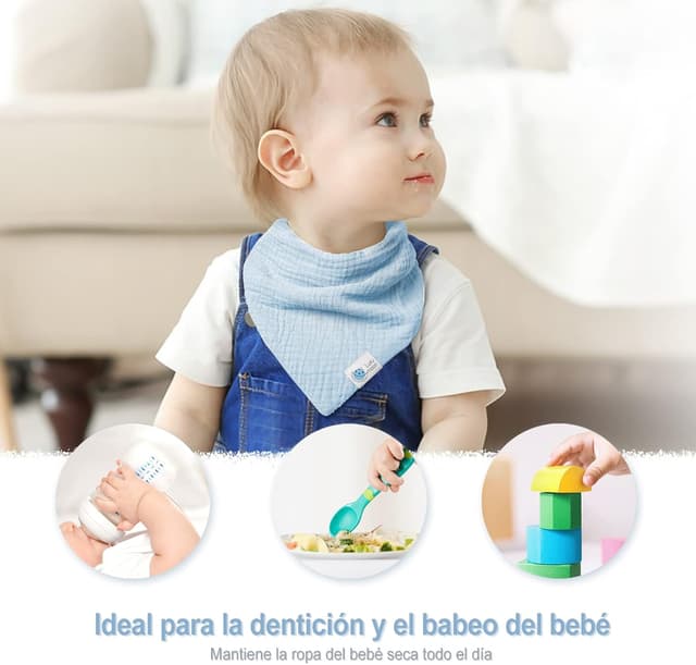 Thumbnail 5 de lulumoon Dreieckstuch Musselin Lätzchen