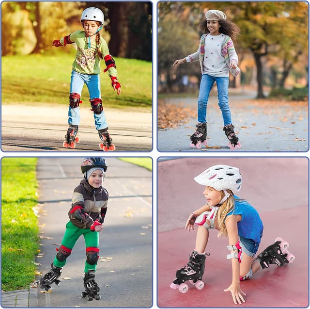 Thumbnail 5 de Nattork Kids Roller Skates Adjustable, Size 4 🛼