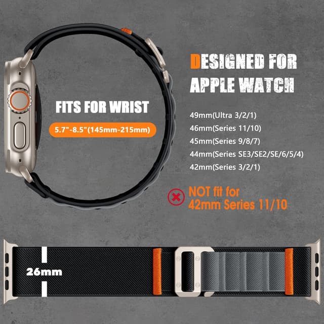 Thumbnail 4 de Bandletic Nylon Strap for Apple Watch