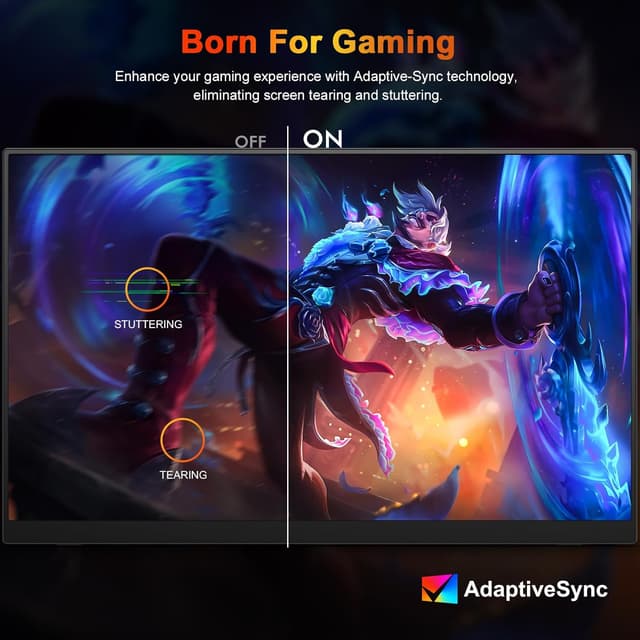 Detalle 1 de UPERFECT 2.5K QLED Gaming Monitor 240Hz 16 Zoll