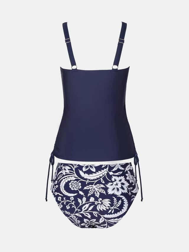 Thumbnail 6 de CUPSHE Tankini femme à décolleté carré, taille haute et bretelles réglables (deux pièces)