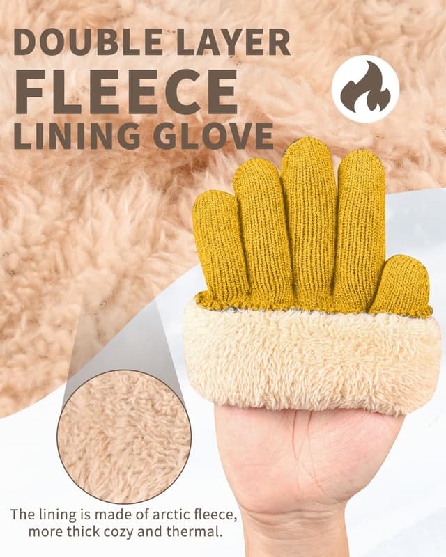 Thumbnail 1 de ARFNKIM Winter Thermal Touchscreen Gloves — Fleece Lining