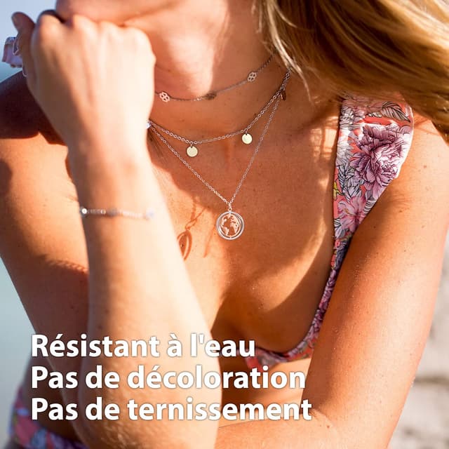 Thumbnail 2 de BONNYBIRD Collier Boheme Acier Inoxydable