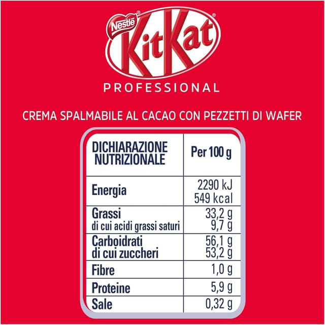 Thumbnail 15 de KITKAT Chocolate Untable con Galletas, Cubo 3kg 🍫