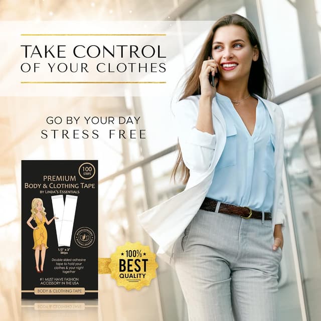 Thumbnail 4 de Linda's Essentials Double Sided Body Tape 100 Pack