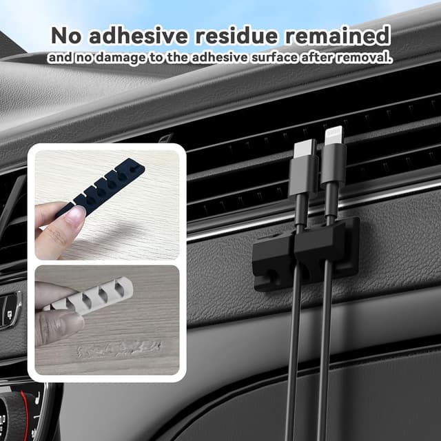 Detalle 1 de AGPTEK Clips organiseur de câble 5 pcs