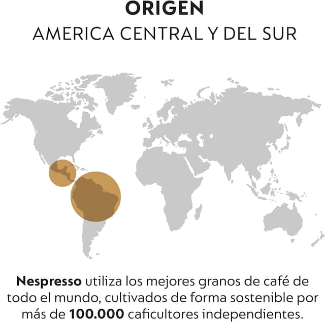 Detalle 2 de Nespresso Original Arpeggio ☕️ 100 Cápsulas, Café Intenso y Descafeinado