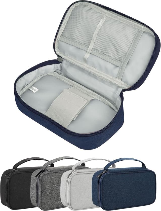 Thumbnail 6 de Arae Elektronik Organizer Tasche Tech Pouch (L) – dunkelblau, Kabel- & Ladegeräte-Aufbewahrung mit Feuchtigkeitsschutz